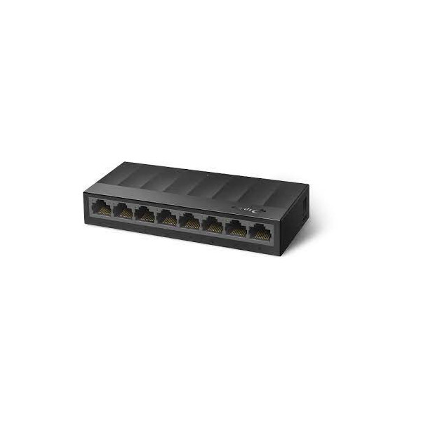 SWITCH TPL-LINK LS108G - 8 PUERTOS RJ45 10/100/1000 - NEGOCIACION AUTOMATICA - CARCASA DE METAL - GR
