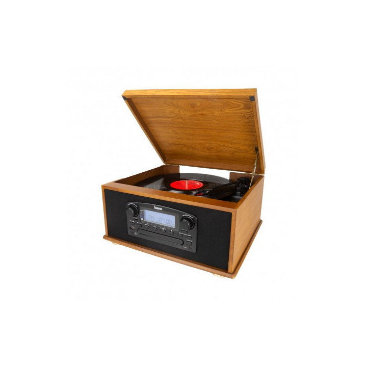 TOCADISCOS CLASICO DE MADERA LAUSON CON CD/USB/BLUETOOTH  MOD. IVX23