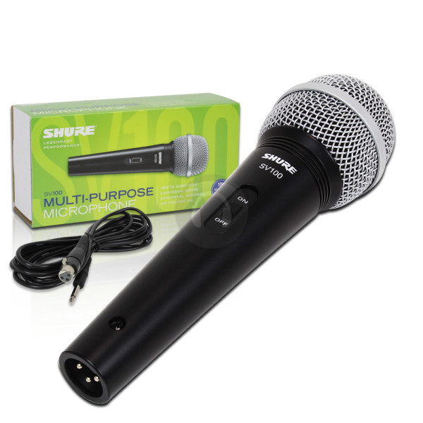 MICRO SHURE SV100 VOCAL CON INTERRUPTOR
