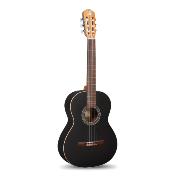 GUITARRA CLASICA ALHAMBRA 1C BLACK SATIN CON FUNDA 9730