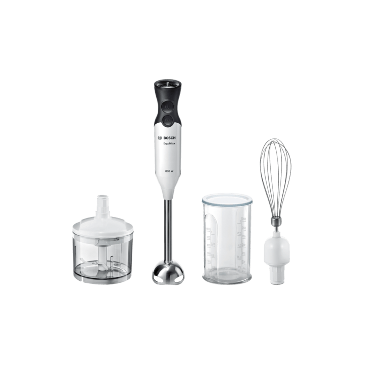 BATIDORA DE MANO BOSCH ERGOMIXX 800W   ACCESORIOS COLOR BLANCA MOD. M6CA4150