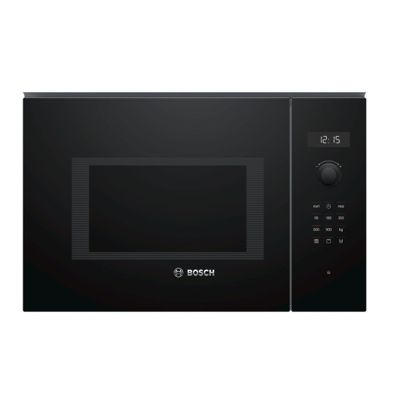 MICROONDAS INTEGRABLE BOSCH 25 LITROS CON GRILL COLOR NEGRO MOD. BEL554MB0