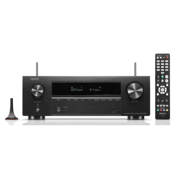 RECEPTOR AV DENON 7.2 CANALES 8K 120W CANAL WIFI HEOS COLOR NEGRO MOD. AVC-X1700H