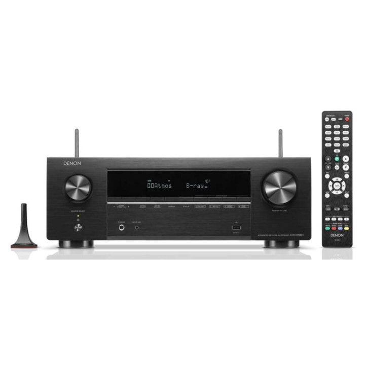 RECEPTOR AV DENON 7.2 CANALES 8K 120W CANAL WIFI HEOS COLOR NEGRO MOD. AVC-X1700H