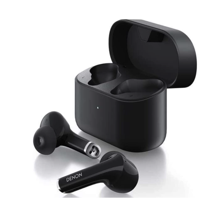 AURICULARES BLUETOOTH CON CANCELACION DE RUIDO DENON TIPO BOTON COLOR NEGRO MOD. AH-C830W