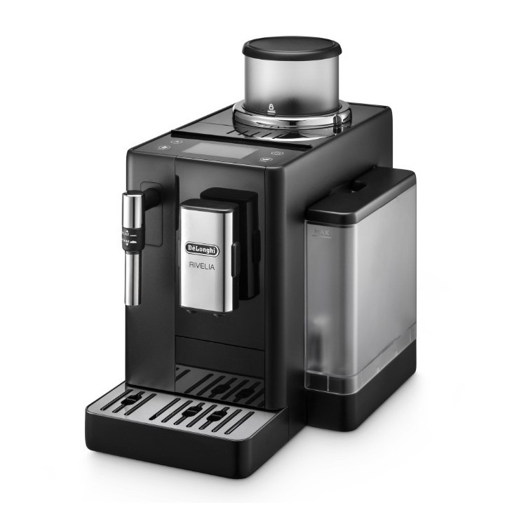 CAFETERA SUPERAUTOMATICA DELONGHI RIVELIA TACTIL EN COLOR, ICONOS DE RECETAS/FUNCIONES RETROILUMINAD