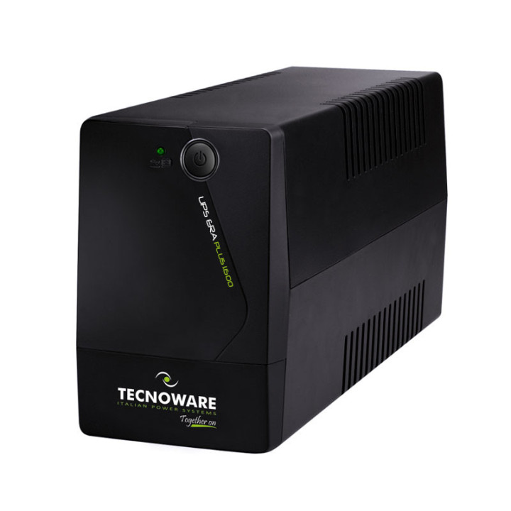 SAI TECNOWARE 1600VA UPS ERA PLUS TOGHETHER ON CON TOMA SCHUKO