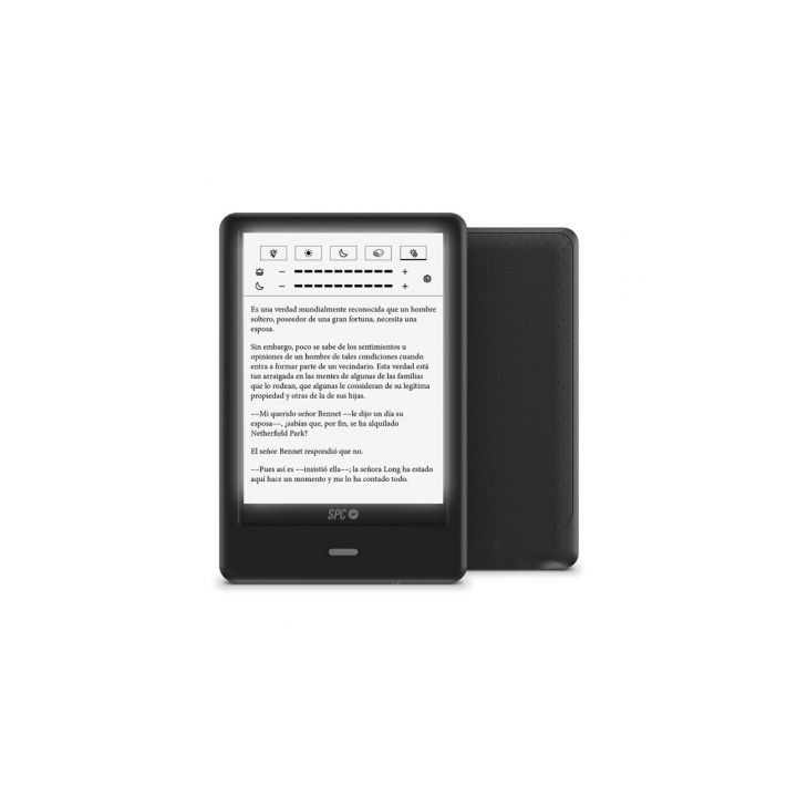 Libro electronico SPC Dickens Light Pro Pantalla Tactil 6'' Tinta electronica Incluye Funda Color Ne