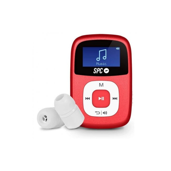 Reproductor MP3 SPC Sparrow 8644R 4GB/ Rojo