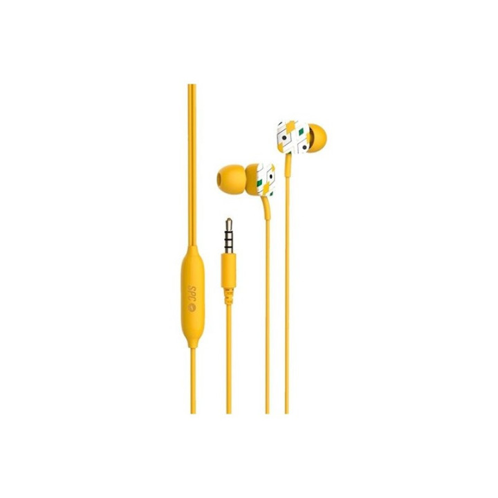 Auriculares con cable SPC HYPE  AMARILLO 4603Y