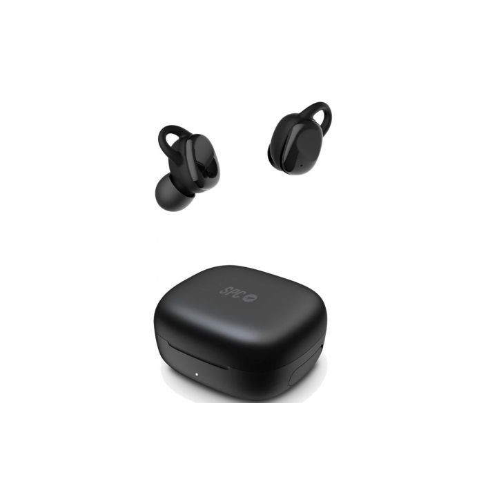 Auriculares Bluetooth SPC Ether Sport con estuche de carga/ Autonomia 3.5h/ Negro