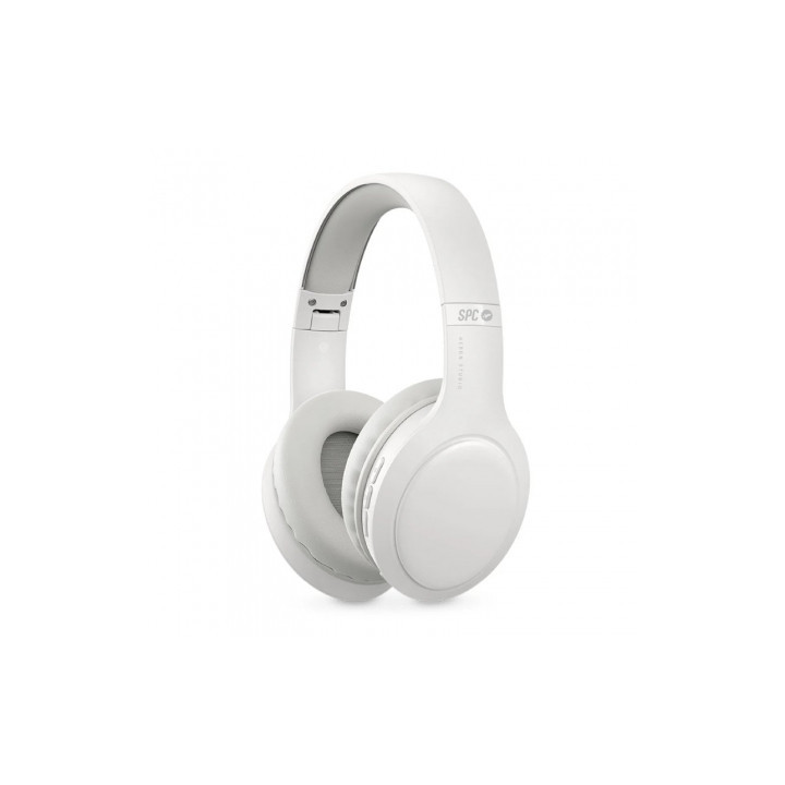 AURICULARES BLUETOOTH DIADEMA SPC HERON STUDIO CON MICROFONO COLOR BLANCO MOD. 4618B