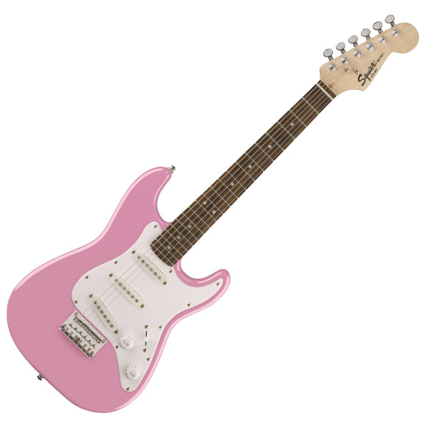 PACK GUITARRA ELECTRICA SQUIER MINI STRAT PINK V2