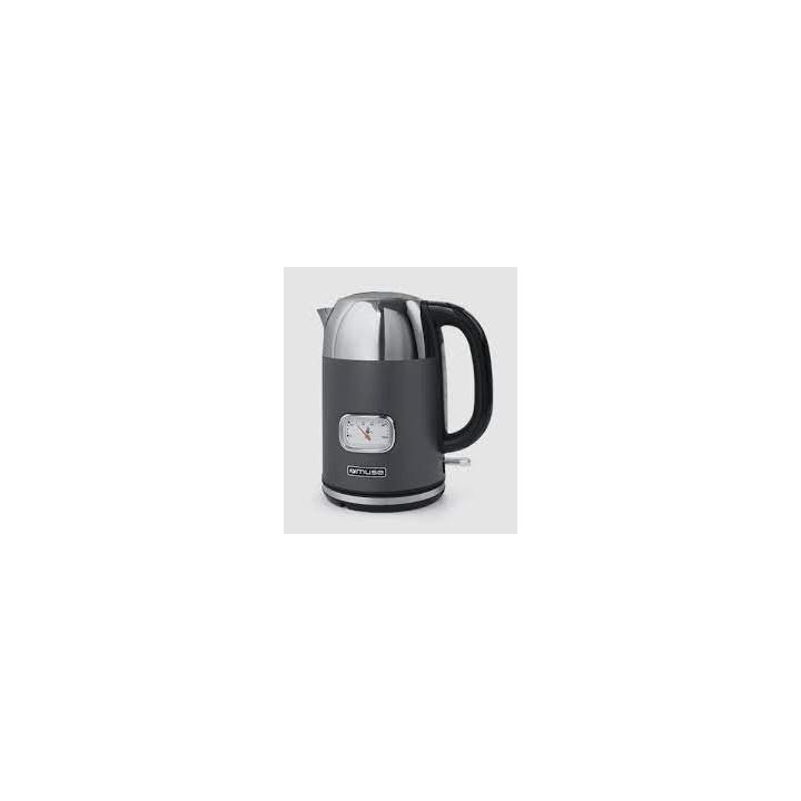 HERVIDOR INALAMBRICO MUSE CAPACIDAD 1.7 LITROS COLOR DARK-GREY MOD. MS020DG