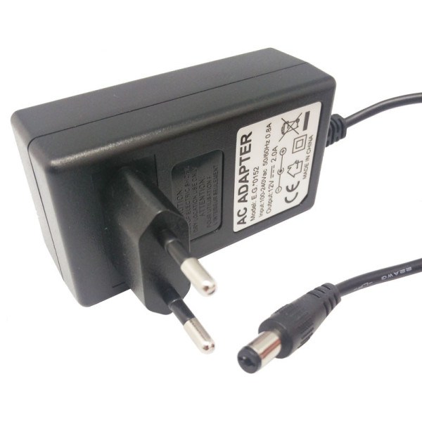 ALIMENTADOR 220V A 24VDC 1000 mA  CONECTOR JACK 2.1