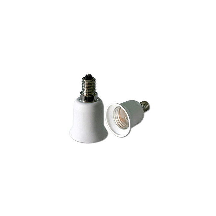 ADATADOR PORTALAMPARAS E14 A E27