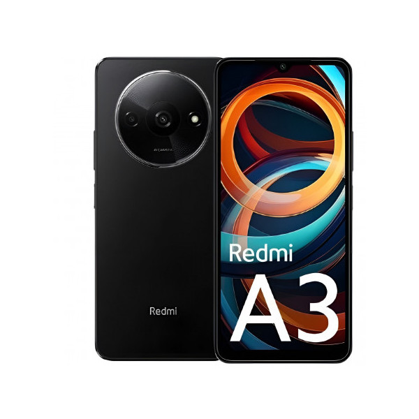 Smartphone Xiaomi Redmi A3 3GB/ 64GB/ 6.71''/ Negro Medianoche