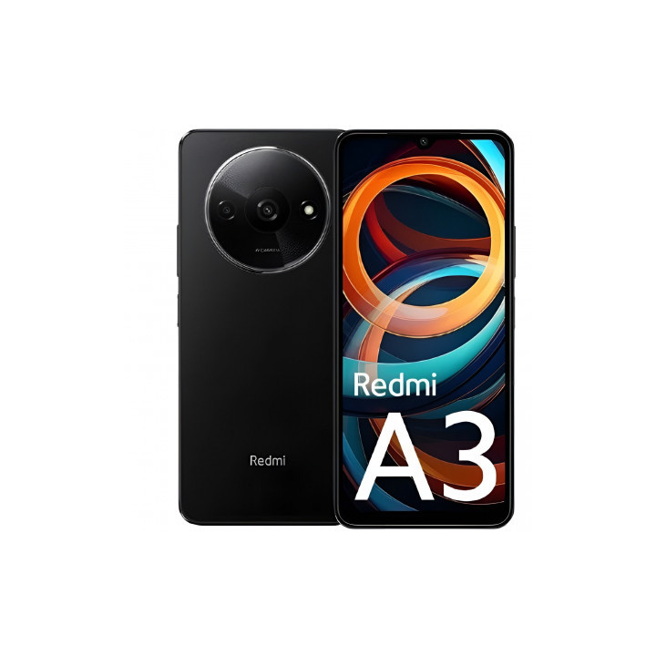 Smartphone Xiaomi Redmi A3 3GB/ 64GB/ 6.71''/ Negro Medianoche