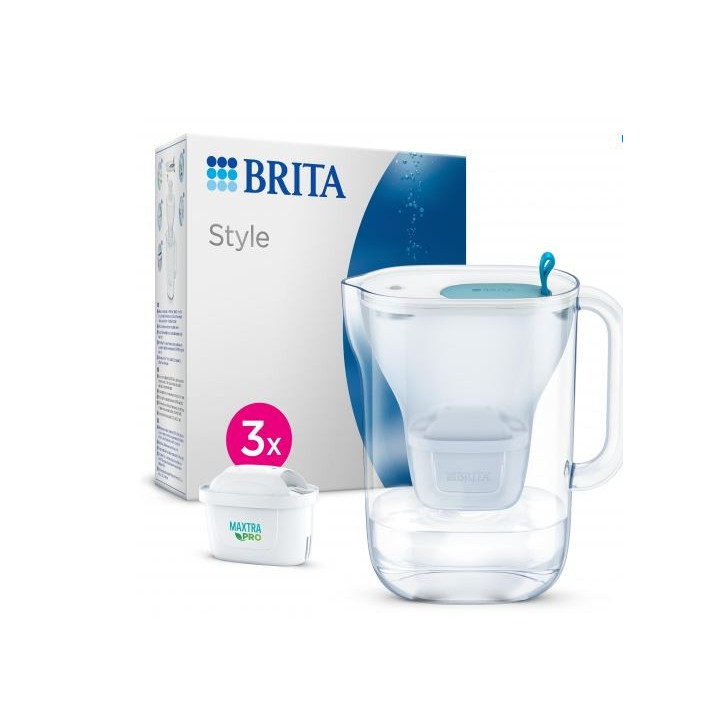 JARRA FILTRO BRITA STYLE AZUL 3 FILTROS MAXTRA PRO