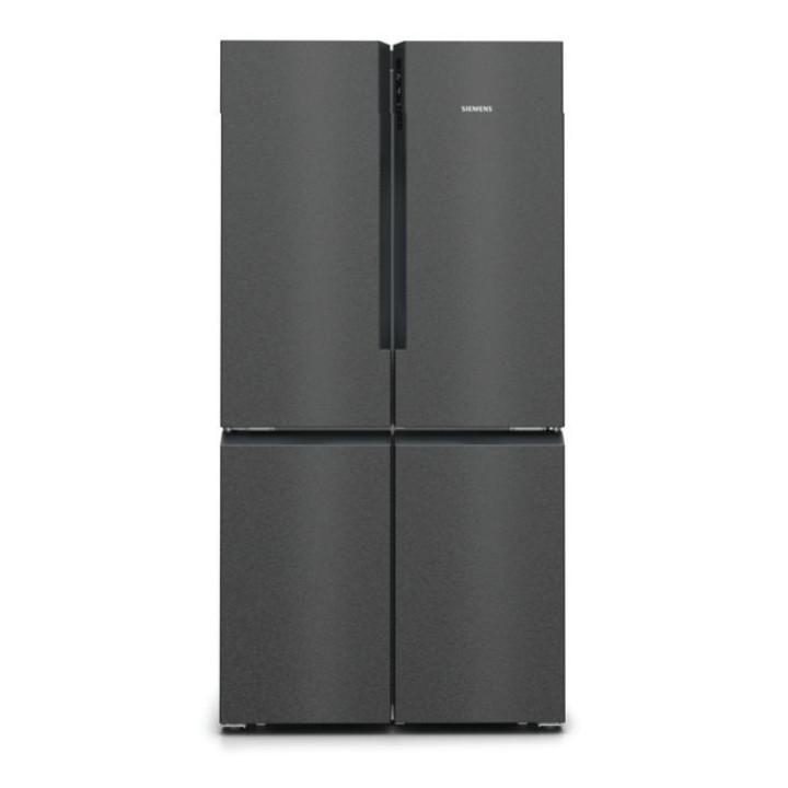 FRIGORIFICO MULTIPUERTA SIEMENS 183x91 NO FROST CLASE E HOME CONNECT COLOR NEGRO INOX MOD. KF96NAXEA