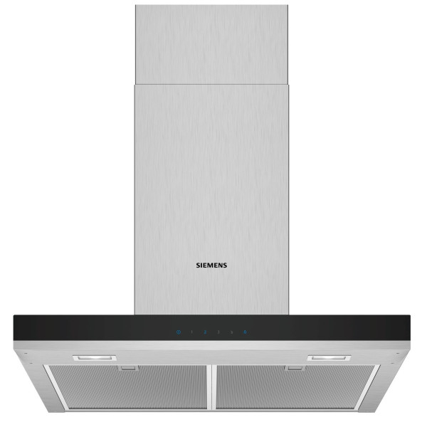 CAMPANA DECORATIVA SIEMENS 60 CM. 580 m3 INOX MOD. LC66BHM50