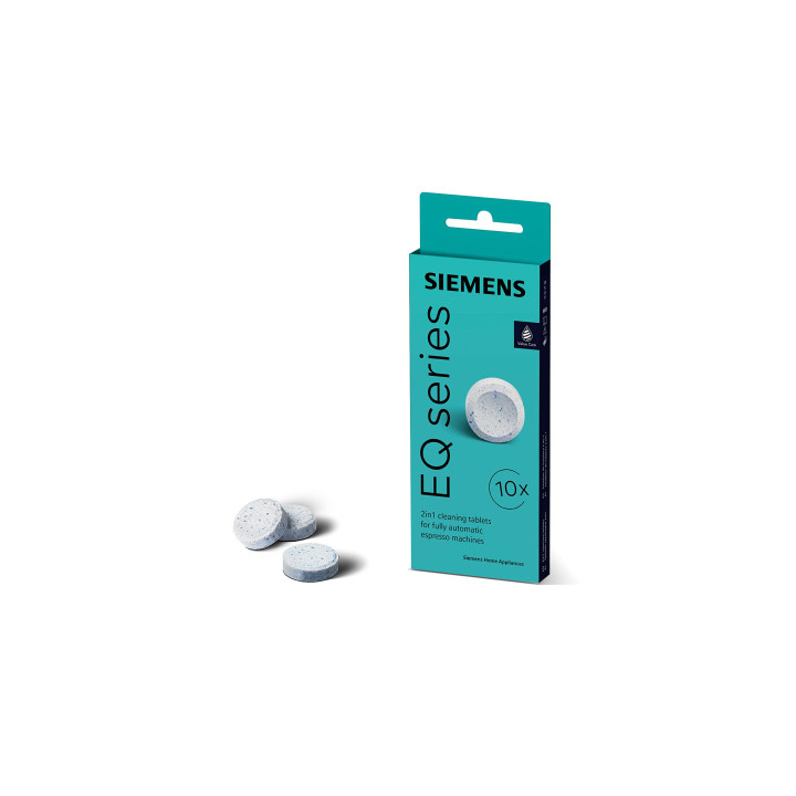 PASTILLA DE LIMPIEZA PARA CAFETERAS SUPERAUTOMATICAS SIEMENS PACK 10 UNIDADES MOD. TZ80001B