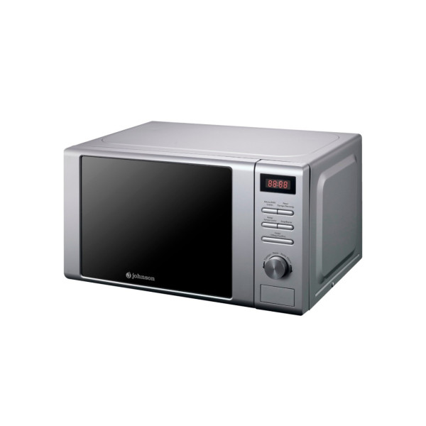 MICROONDAS SOBREMESA CON GRILL JOHNSON 20 LITROS DIGITAL 700W INOX MOD. JOMI20GDX