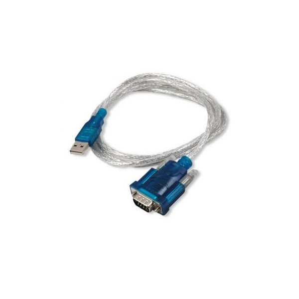 Cable USB 2.0 3GO C102/ USB Macho - RS232 Macho/ 50cm/ Negro