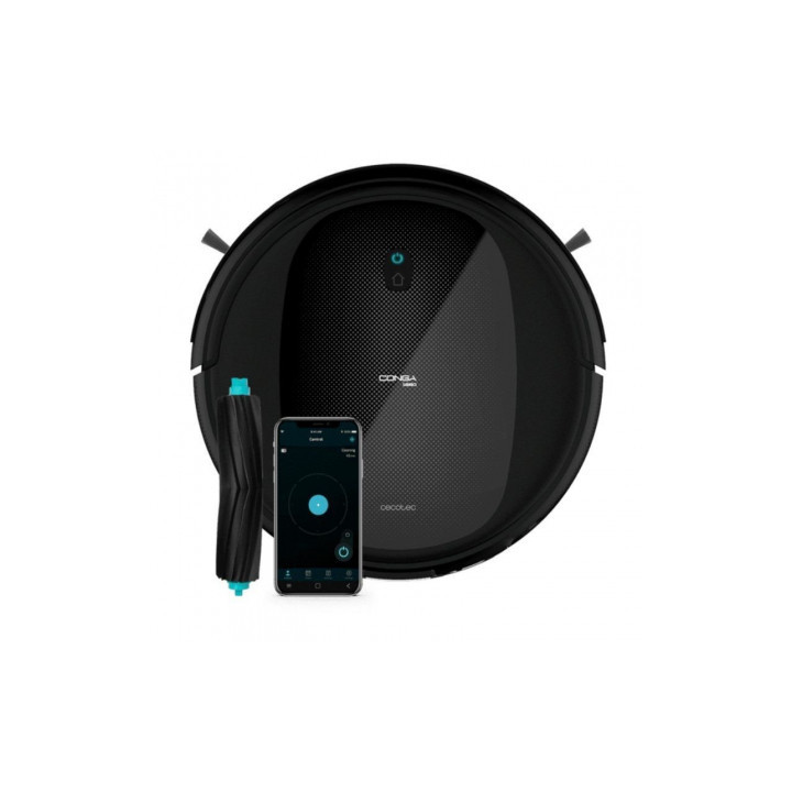 Robot Aspirador Cecotec Conga 1990 Titanium/ Friegasuelos/ Autonomia 160 Min/ control por WiFi