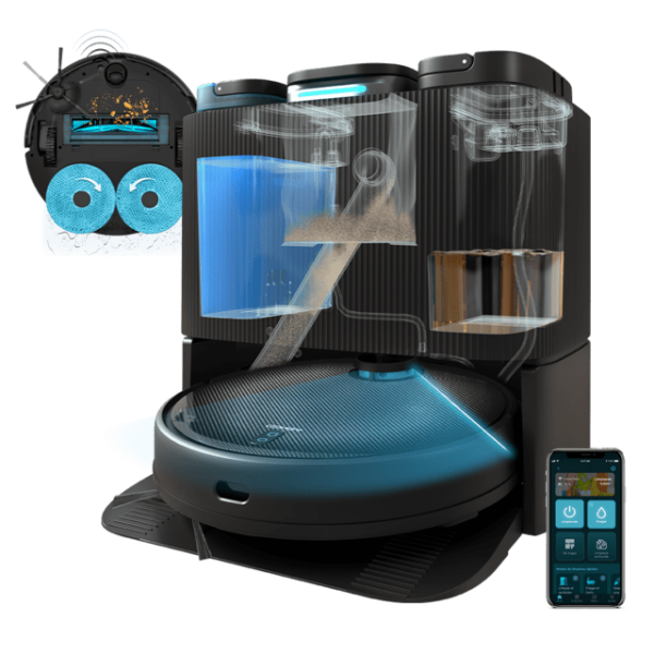 Robot Aspirador Conga 11090 Spin Revolution HomeYWash