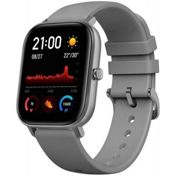 Smartwatch Huami Amazfit GTS/ Notificaciones/ Frecuencia Cardiaca/ GPS/ Gris