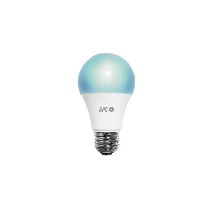 BOMBILLA INTELIGENTE SPC SIRIUS 1050 - BLANCA COLOR - 10W (EQUIVALENTE 75W) - E27 - D70 - APP SPC IO