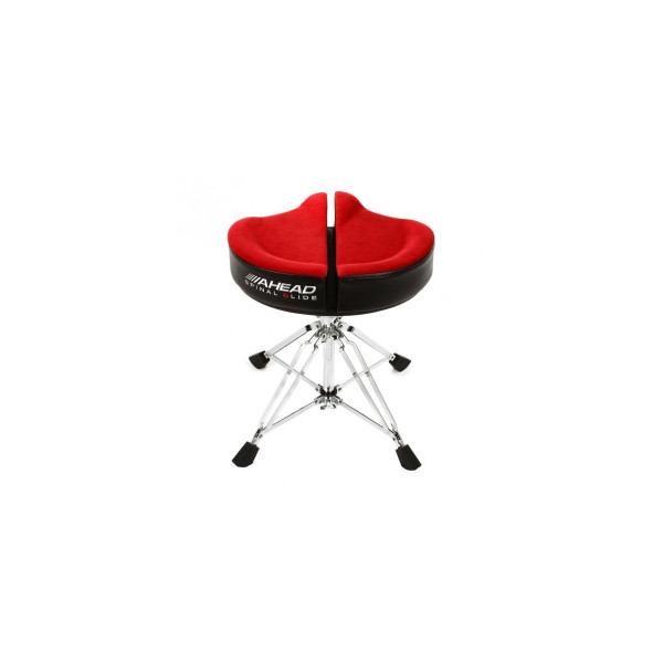 SILLIN BATERIA AHEAD SPG-R Spinal-G 18'' ROJO 4 PATAS DOBLE HERRAJE AJUSTABLE