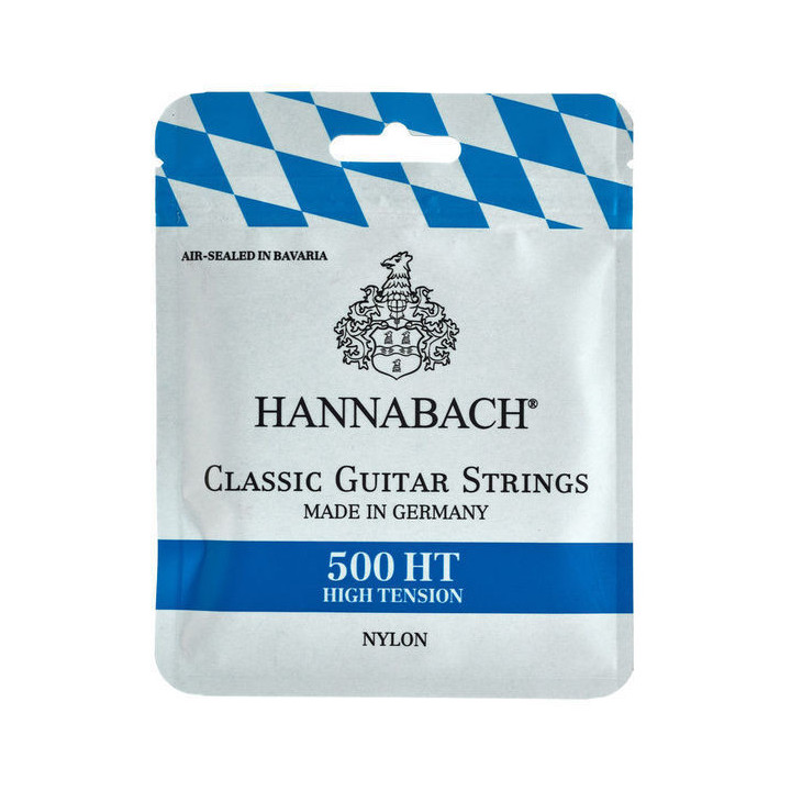JUEGO CUERDAS HANNABACH 500HT CLASICA TENSION FUERTE