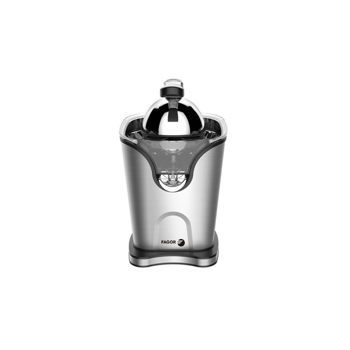 Exprimidor ZUMUX Motor 100W Cuerpo en acero inoxidable Palanca SoftTouch Dos conos (grande y pequeno