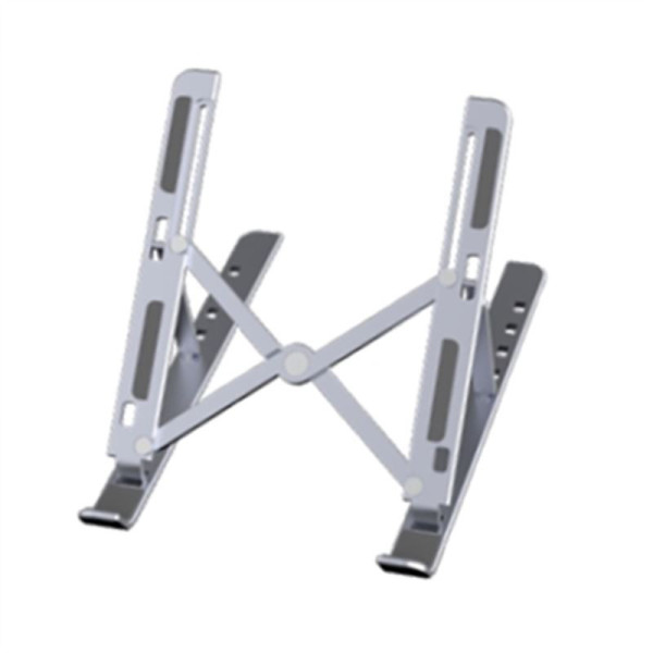 SOPORTE DE ALUMINIO PLEGABLE PARA ORDENADOR PORTATIL O TABLET FLUXS ARA.