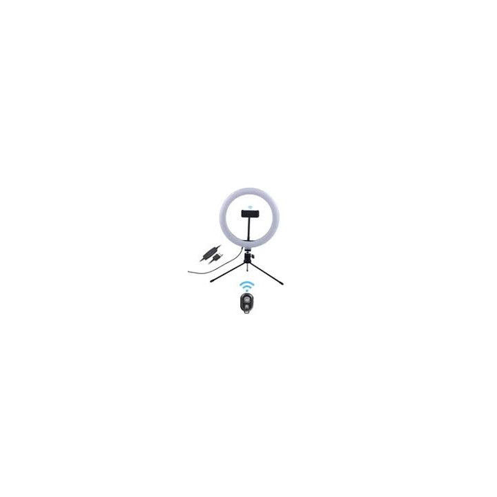 ANILLO DE LUZ NEPTUNO PARA GRABACION DE VIDEOS, TIK TOK, SELFIES, DIRECTOS... ILUMINACION UNIFORME Y