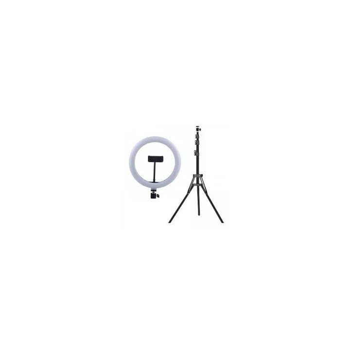 ANILLO DE LUZ SATURNO PARA GRABACION DE VIDEOS, TIK TOK, SELFIES, DIRECTOS... ILUMINACION UNIFORME Y