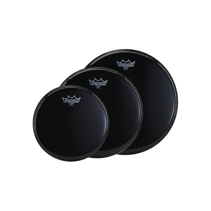 PARCHE REMO EMPEROR EBONY  NEGRO 16'' BE-0016-ES