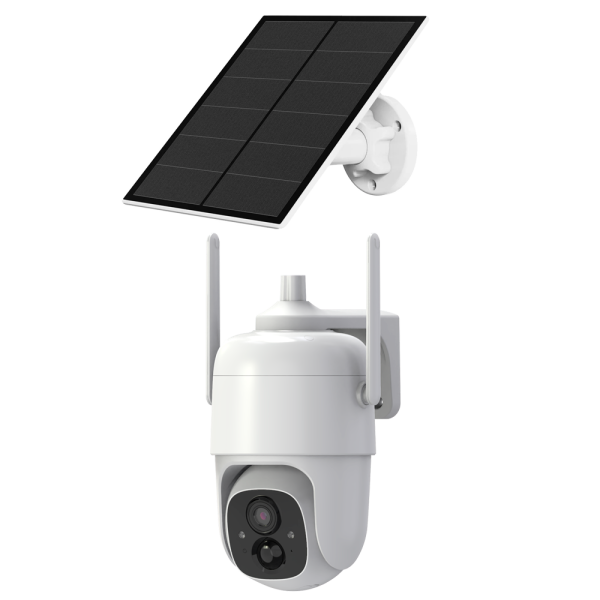 CAMARA WIFI MOTORIZADA CON BATERIA Y CON PLACA SOLAR 2MP RANURA SD APP VICOHOME Y CLOUD COMPATIBLE C