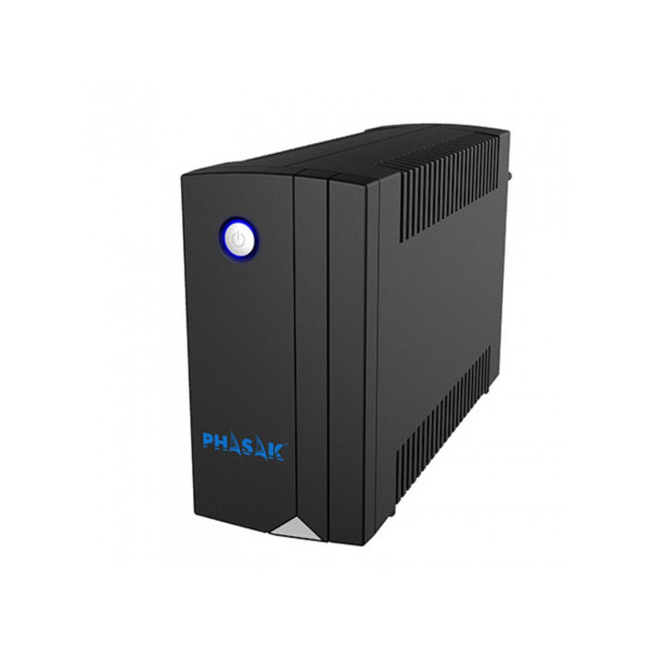 SAI Linea Interactiva Phasak Ottima 660 VA Interactive/ 660VA-360W/ 2 Salidas/ Formato Torre