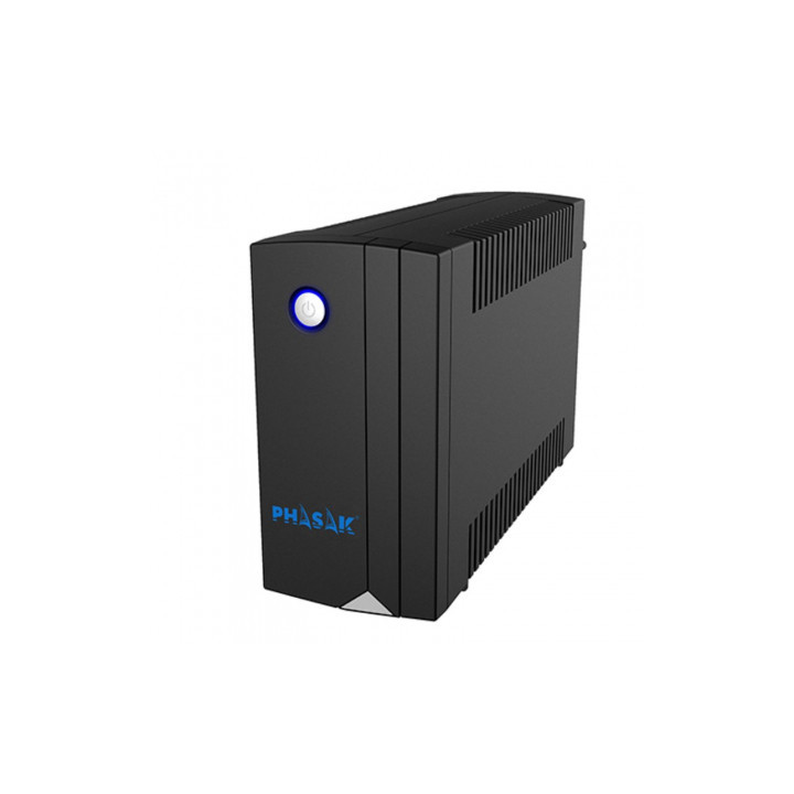 SAI Linea Interactiva Phasak Ottima 660 VA Interactive/ 660VA-360W/ 2 Salidas/ Formato Torre