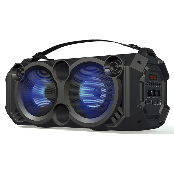 ALTAVOZ PORTATIL PHOENIX ZOOKASOUND CON BATERIA POTENCIA 24W RMS BLUETOOTH, USB, LUCES LEDS ...