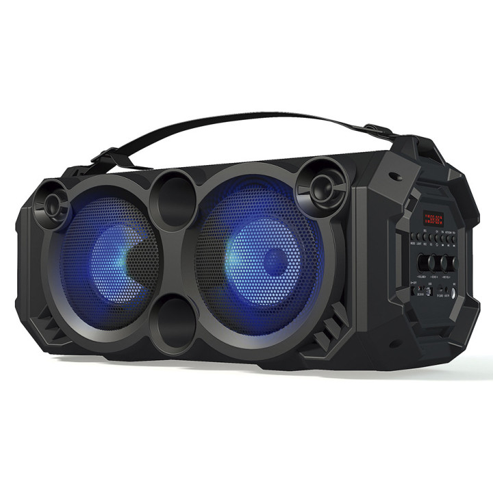 ALTAVOZ PORTATIL PHOENIX ZOOKASOUND CON BATERIA POTENCIA 24W RMS BLUETOOTH, USB, LUCES LEDS ...