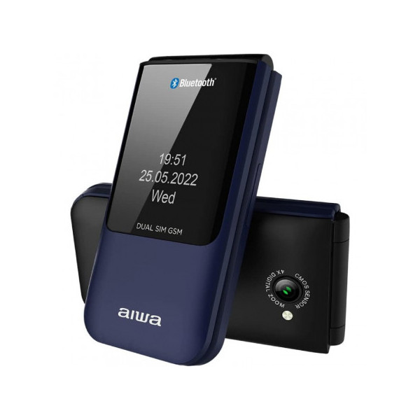 Telefono Movil Aiwa FP-24BL para Personas Mayores/ Azul