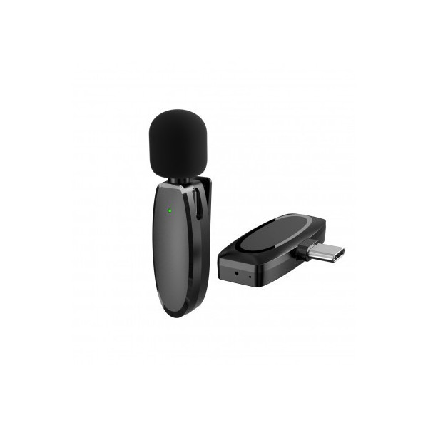 MICROFONO INALAMBRICO PARA TELEFONO INTELIGENTE CON CONECTOR TIPO-C KARMA VLOG TC1