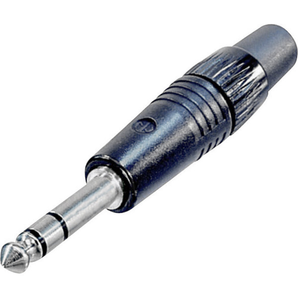 CONECTOR NEUTRIK JACK MONO RECTO NEGRO