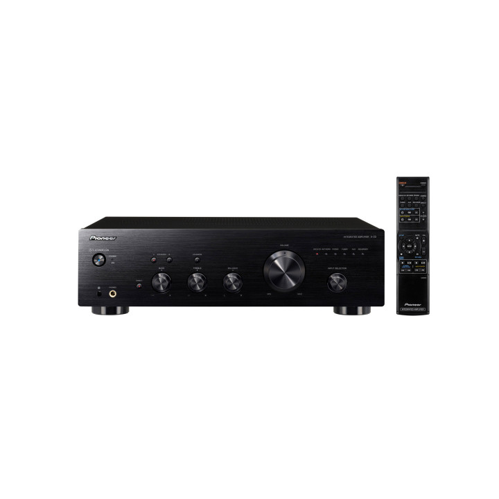 AMPLIFICADOR PIONEER 2 x 50W COLOR NEGRO CON MANDO A DISTANCIA