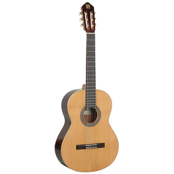 GUITARRA CLASICA ALHAMBRA 0C Z NATURE CON FUNDA 9730 CUERPO SAPELI, TAPA CEDRO