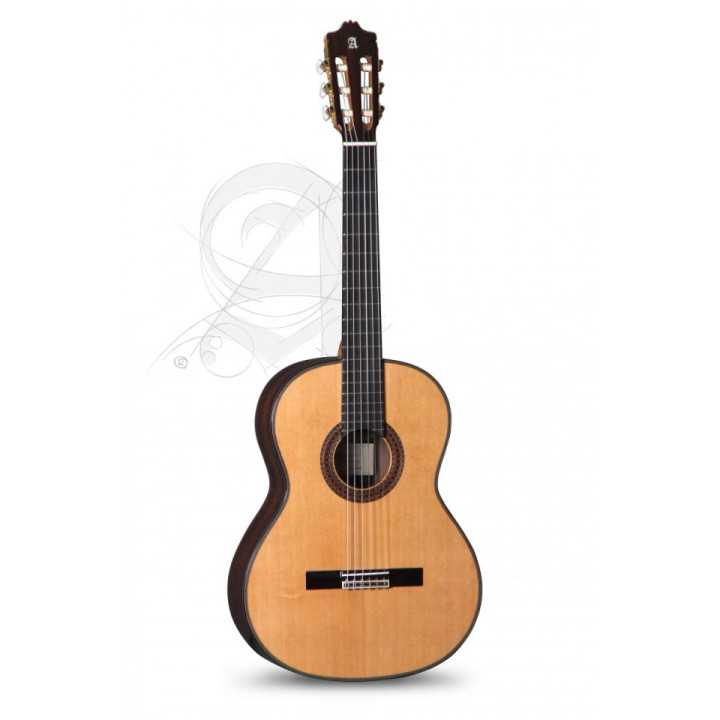 GUITARRA CLASICA ALHAMBRA 7P TAPA DE CEDRO FUNDA 9738